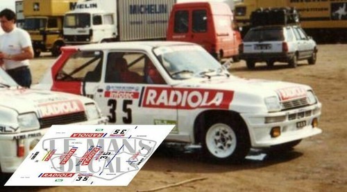 Décal renault turbo - décal, tour