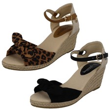 Sandales À Talons Wedge En