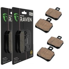 2 Kit plaquettes frein Av Ga et Av Dr Pour Piaggio X9 250 SL de 2000 à 2004