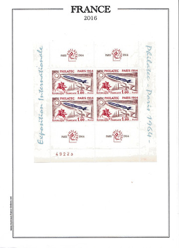 Demie feuille timbres et - feuille, 4