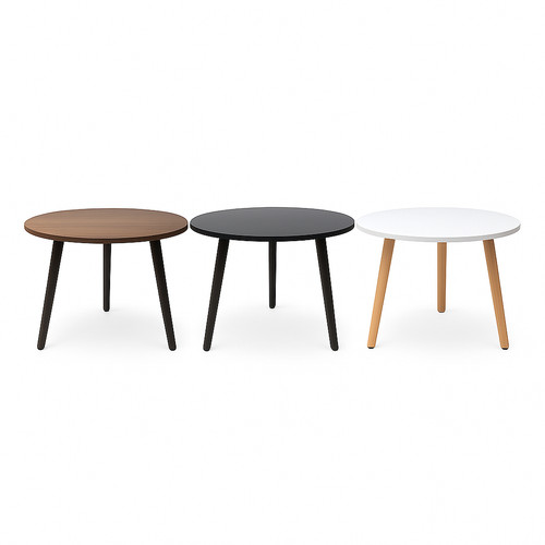 Table basse ronde moderne - basse,