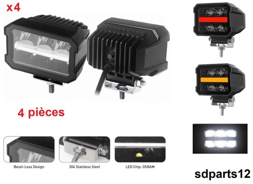 Phares travail led 12 24v - de, 12-24v