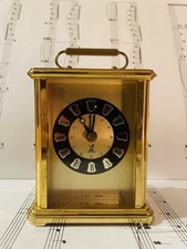 JAZ Electronic Vintage Clock –Gold– ATO France –Chinese Style Bird Panels 1970’s