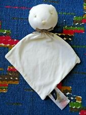 QP  /   DOUDOU  PLAT BURBERRY OURS GRELOT BLANC NOEUD TARTAN TBE