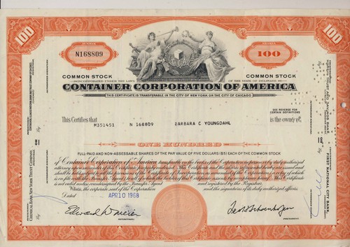 Container corporation - container, of
