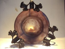 CENDRIER pâte de verre art