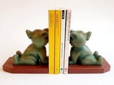 Hippolyte Moreau (1832-1926) - Serre-livres Sculpture Ours Ourson Signé Art Deco