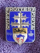 Infanterie : ancien insigne du 110eme régiment d'infanterie 