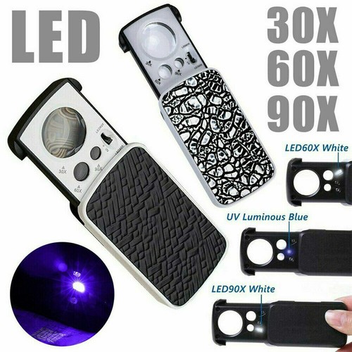 30x 60x 90x led loupe - 30x, de