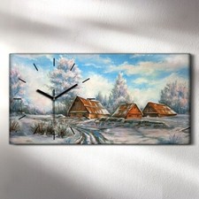 Horloge décorative sur toile