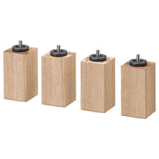 Lot Pieds Ikea Burfjord chêne 10 cm Réf. 402.996.87