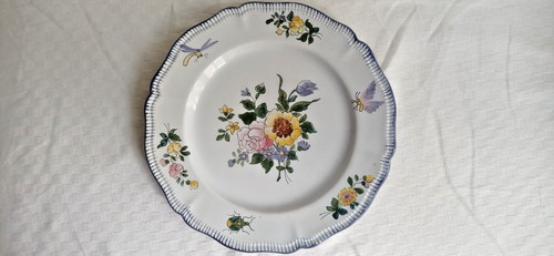Faience charolles assiette - charolles,