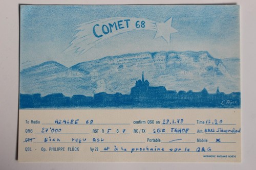 Carte postale qsl - postale, radio