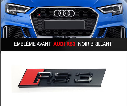 Logo audi rs3 - logo, noir