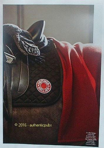 Publicite hermes sellier selle - sellier,