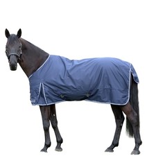 Equest Couverture Extérieur Kingston pour Chevaux Bleu Marine 200g/M²