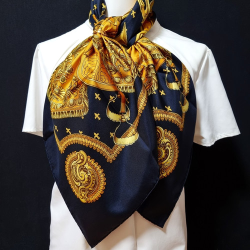 Rare vintage hermes soie scarf - vintage,