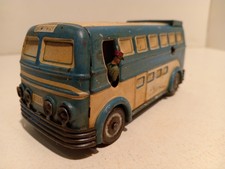 Joustra 2004 Autobus Broadway scenicruiser bleu voyageurs mecanique tole 1/32