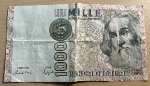 Billet banque italien itale - banque,