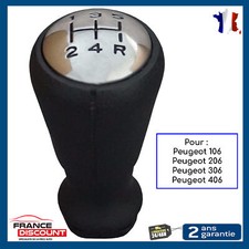 POMMEAU DE LEVIER 5 VITESSES CHROME - 2403.AP Prévu pour 106 II 206 306 406 605