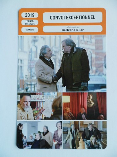 Carte fiche cinema 2019 - carte, convoi