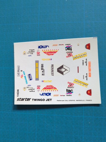 Decal renault twingo - renault, jet
