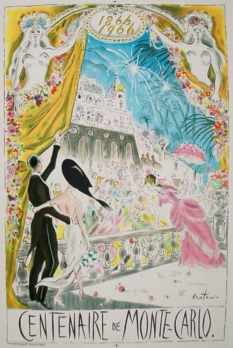 Affiche poster monte carlo - monte,