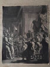 Nicolas POUSSIN (1594-1665) GRANDE GRAVURE 45 X 35 Cm JESUS CHRIST RELIGION DIEU