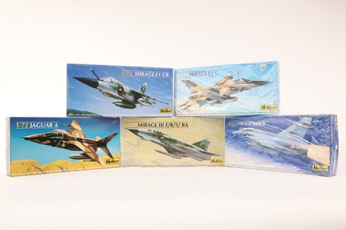 Heller lot 5 maquettes - un,