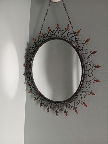 Ancien miroir soleil - miroir, ☀
