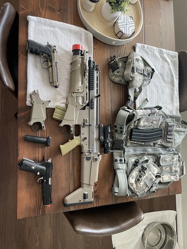 Airsoft gear lot used - gear,