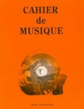 Cahier Bloc de musique 12 Portées 48 pages