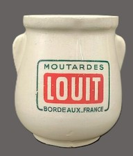 Ancien pot publicitaire en
