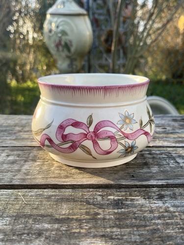 Pot faïence polychrome - en,
