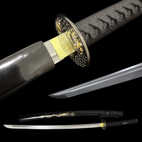 Black japanese katana display - black,
