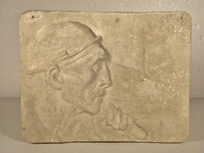 BAS-RELIEF EN PLATRE " LE MINEUR " - C. MEUNIER 1904