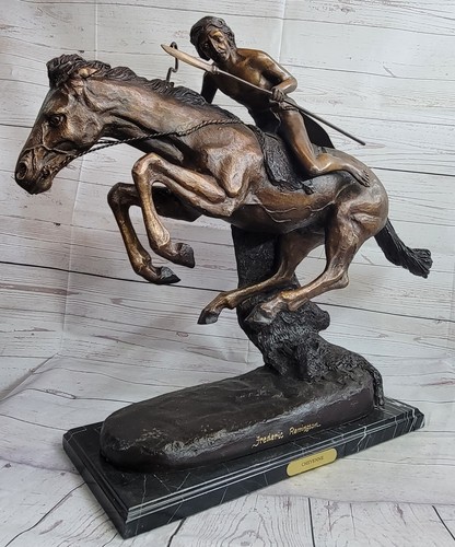 Sculpture bronze cheyenne - sculpture,