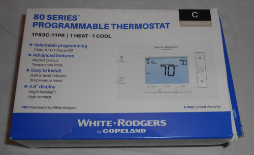 Programable thermostat white - programable,