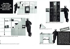 Publicité Advertising 038  1988   Cinna  (2p)  meubles par Peter Maly