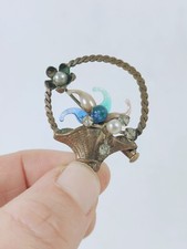 Broche art nouveau panier - nouveau,