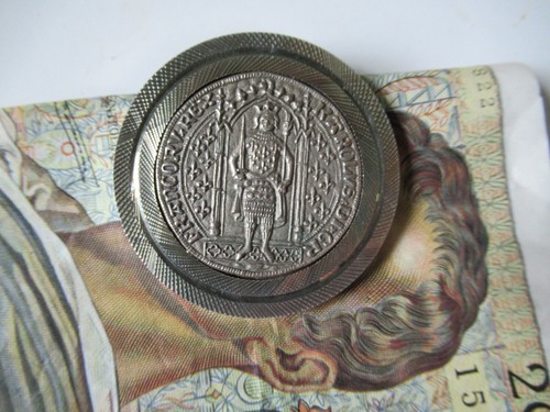 Ancien porte billet pince - pince, à