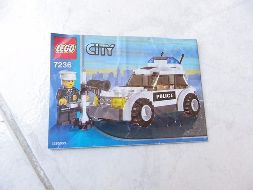 Lego city 7236 notice only - city,