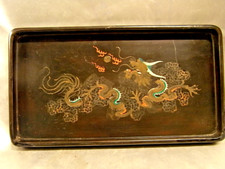 ANCIEN PLATEAU ASIATIQUE BOIS