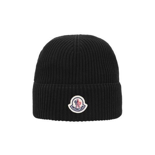Moncler bonnet avec patch - patch, logo