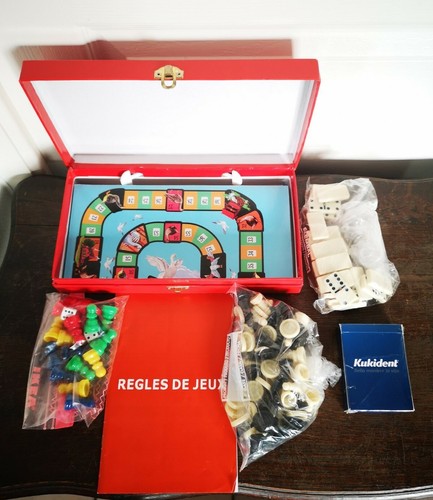 Vintage coffret valise jeux - vintage,