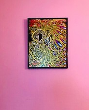Phoenix Pen Art Print - 11x14