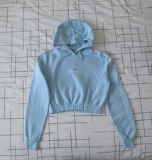 Sweat femme crop top bleu ciel ELLESSE Taille 34 (XS)