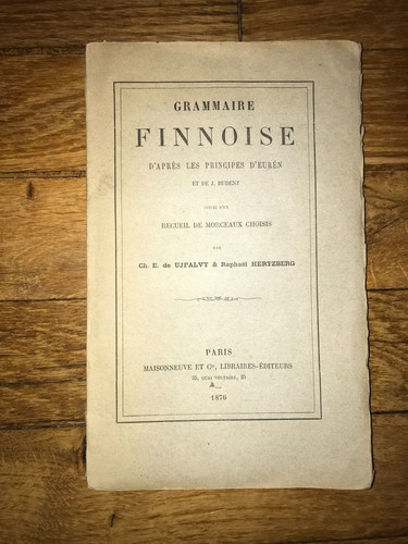 Grammaire finnoise 1876 - grammaire,
