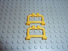 2 x Barrieres LEGO yellow fence 4083 Set 4025 4512 7945 7994 7993 6097 7744 7754