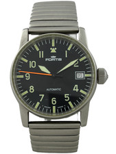 Montre Pilote Pour Homme Fortis Automatique ETA 2824-2 Avec Date, Fonctionne